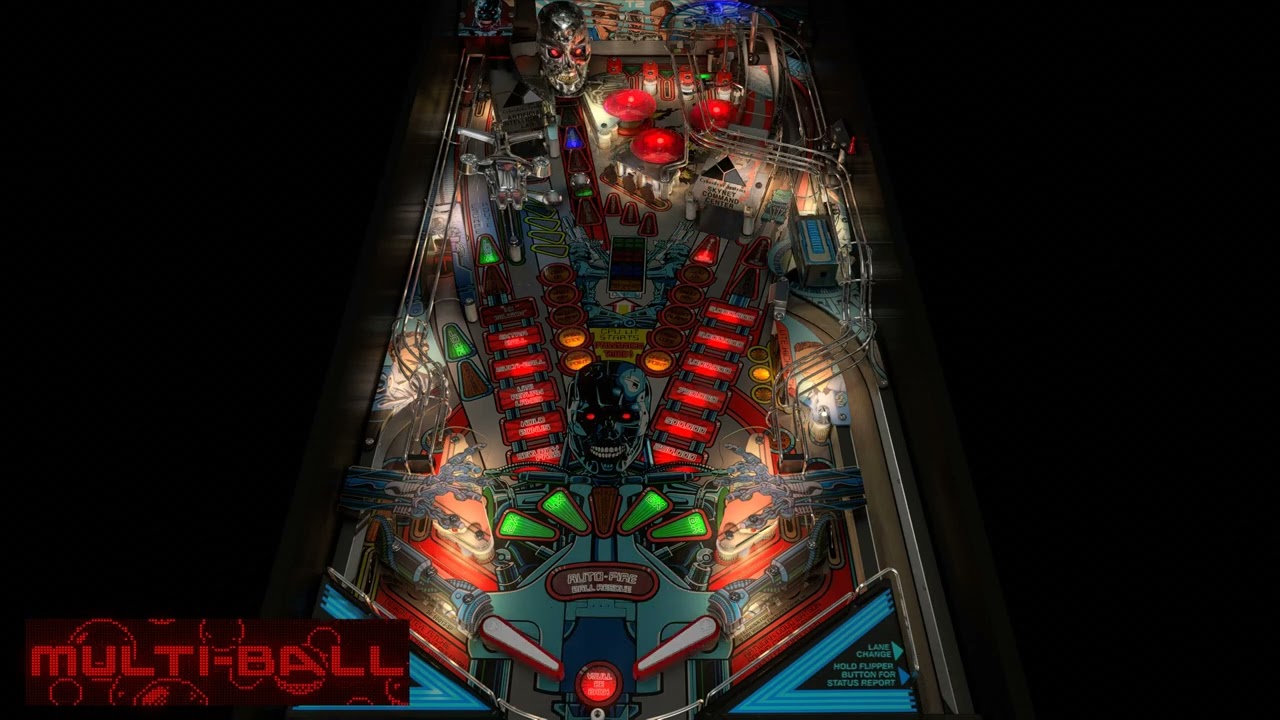 Visual Pinball X - Terminator 2 (Williams 1991) g5k - 3 Super JPs, 5 mil Chase loops & Payback time!