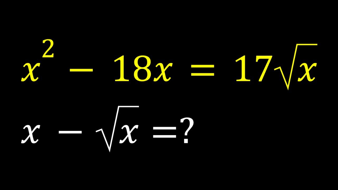 Evaluating a Nice Radical Expression in Two Ways