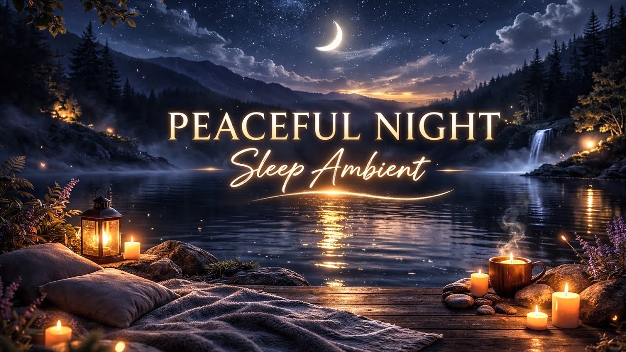 Peaceful Night Sleep Ambient 🌙 1.5 Hour Deep Sleep Music | Fall Asleep Fast