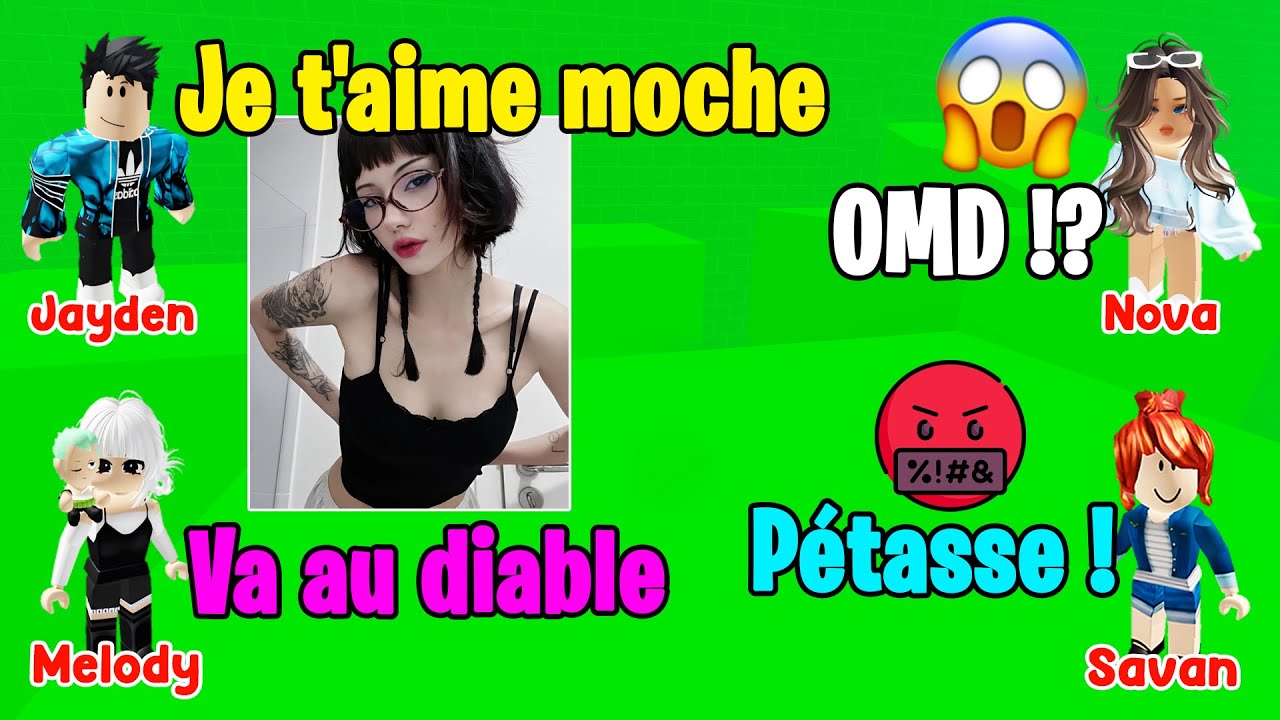 HISTOIRE ROBLOX | Elle m’énervait… jusqu’à ce que je tombe sous son charme 🌷