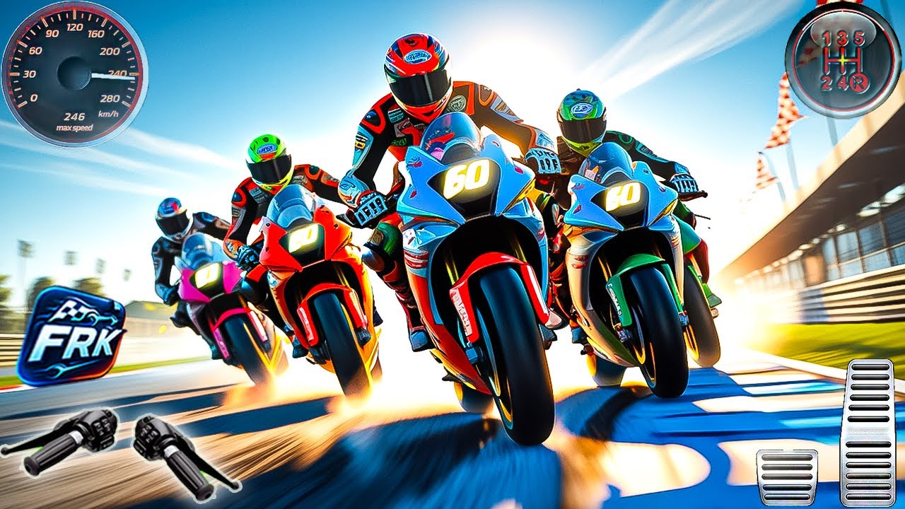 High Speed Motorcycle Gameplay Real Bike Racing Gameplay Android