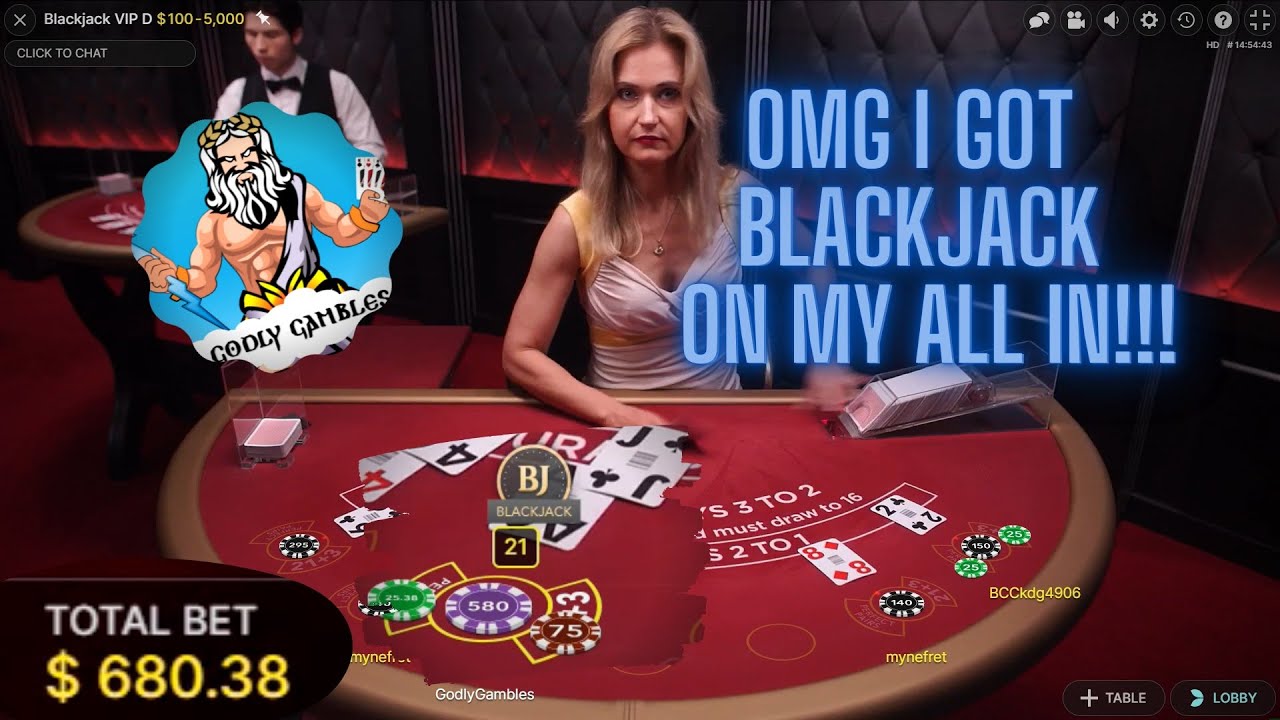 LIVE BLACKJACK: MASSIVE ALL IN & PERFECT CLUTCH!