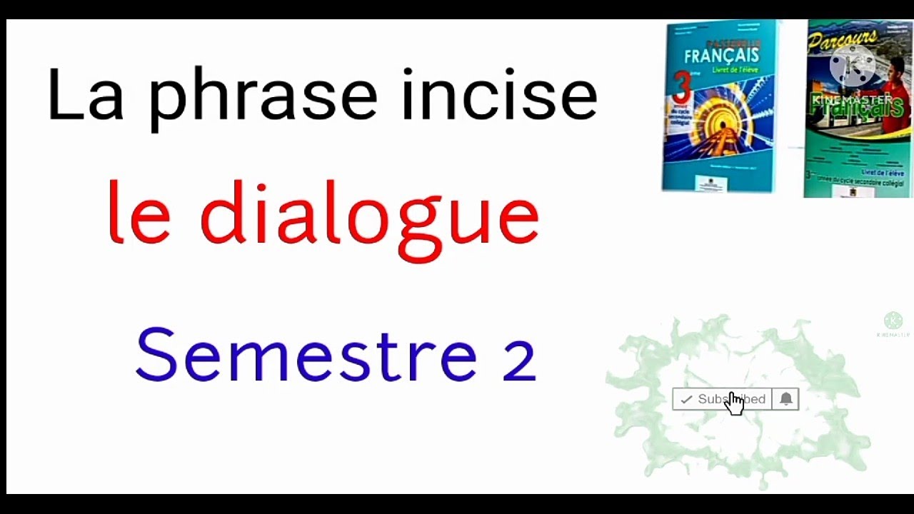 Troisi&egrave;me ann&eacute;e coll&egrave;ge LA PHRASE INCISE
