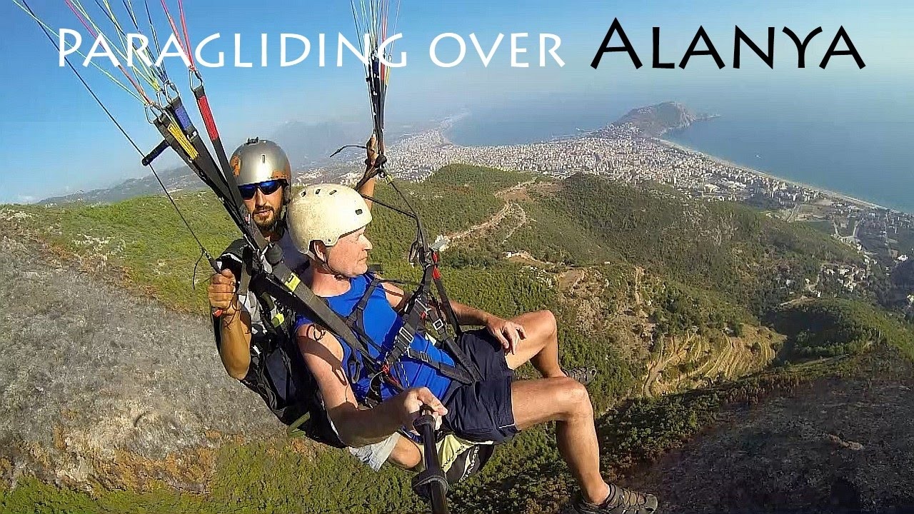 TURKEY: paragliding over Alanya