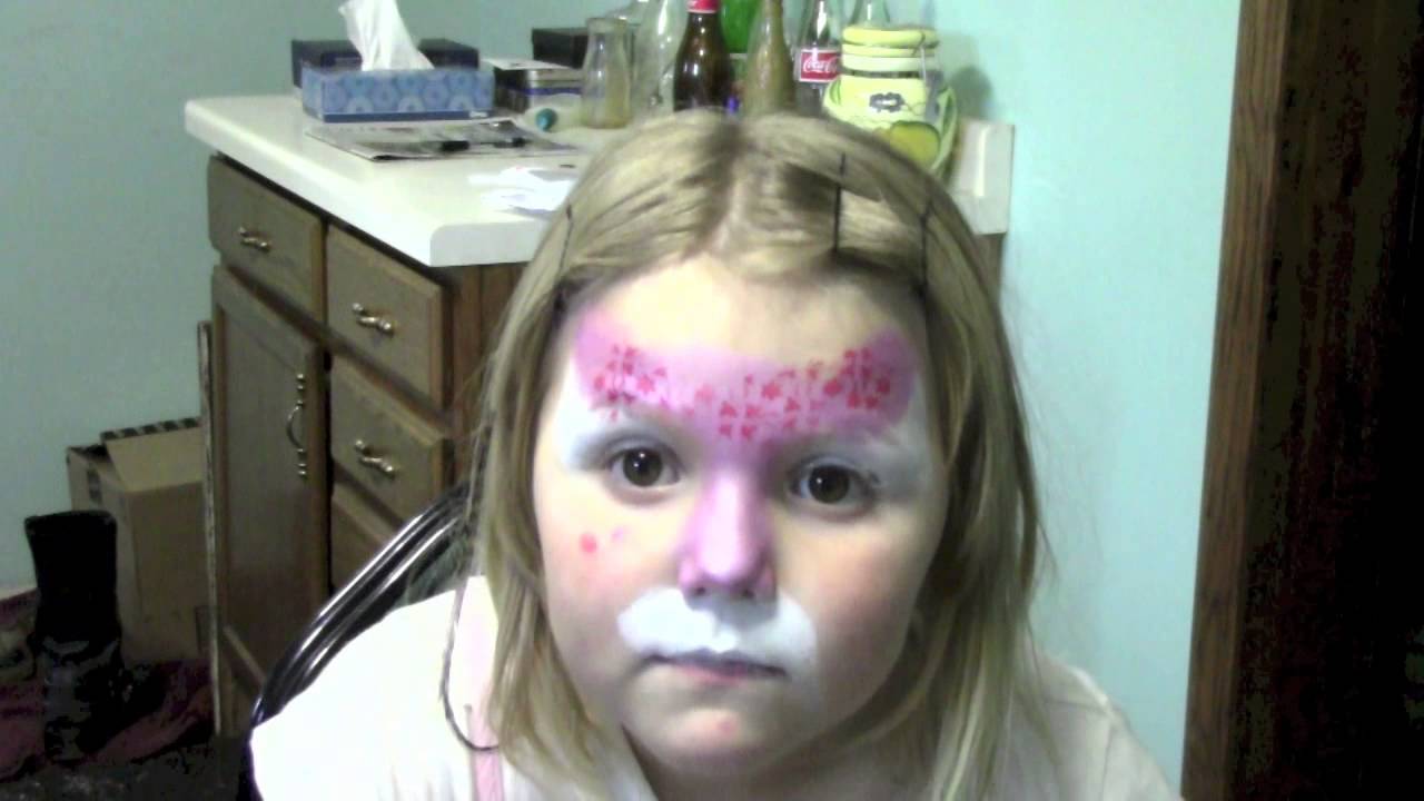 Pink Kitty Face Painting | Marvelous Masks Chicago Face Painting
