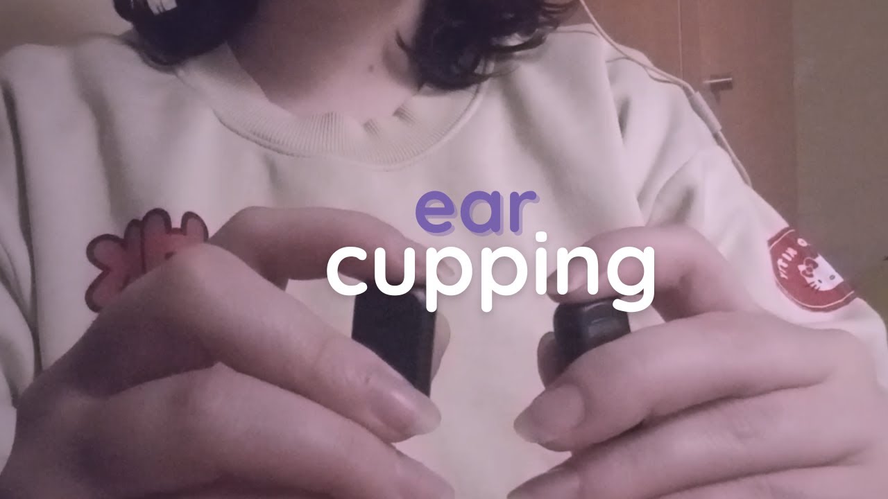 asmr deep ear cupping ๑ lofi, no talking