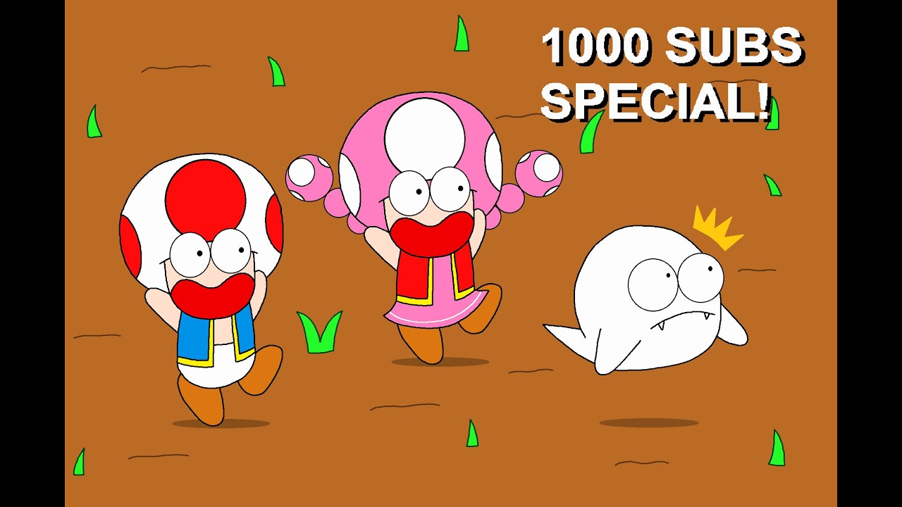 Toad and Toadette in a Big World again! (Animation)