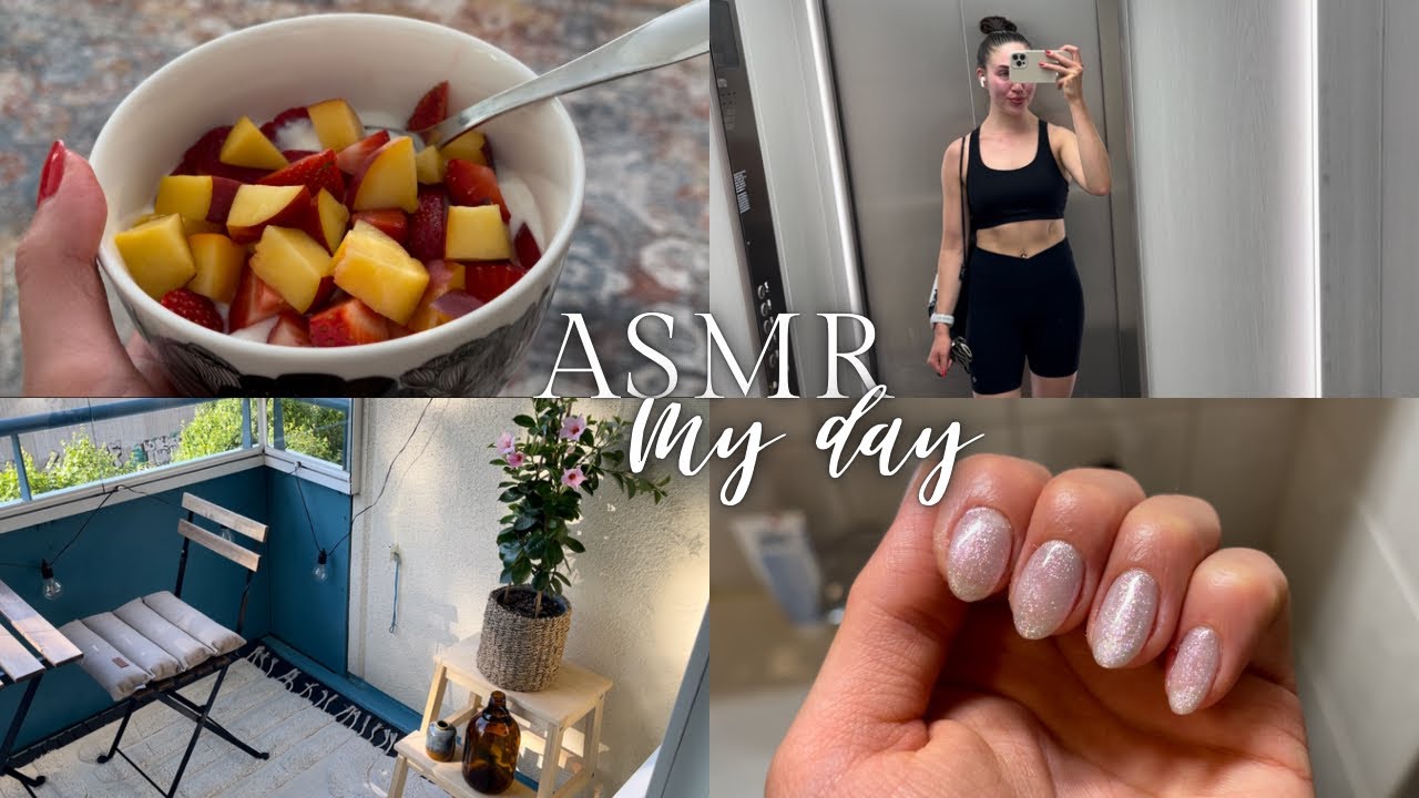 ASMR SUOMI - My day (parvekeprojekti, treeniä & ostoksia) 🌞