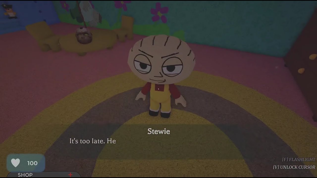 Baby Sitting Stewie Horror