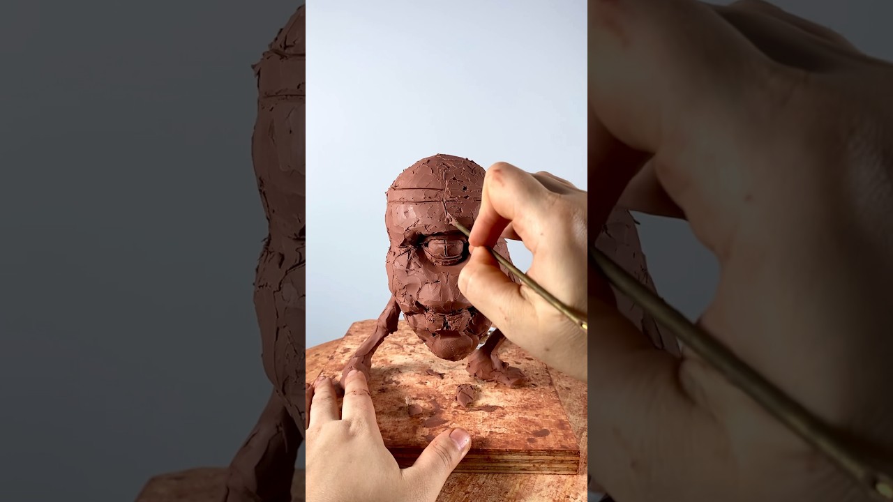 Sculpting monsters series: a Fun Wazowskish Character 