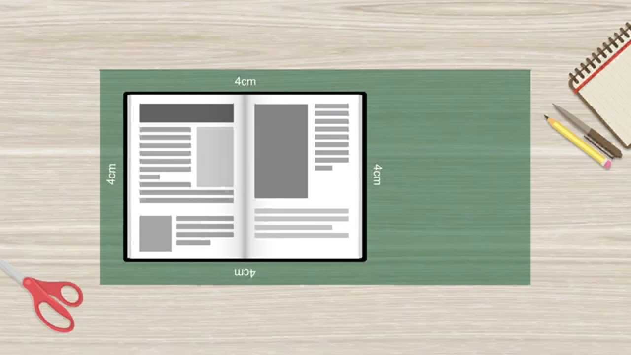 Schulb&uuml;cher einbinden mit der nichtklebenden Buchschutzfolie von HERMA