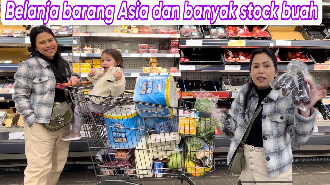 BELANJA BARANG ASIA DAN BANYAK STOCK BUAH || GAK SABAR PANEN BUAH DI KEBUN SENDIRI