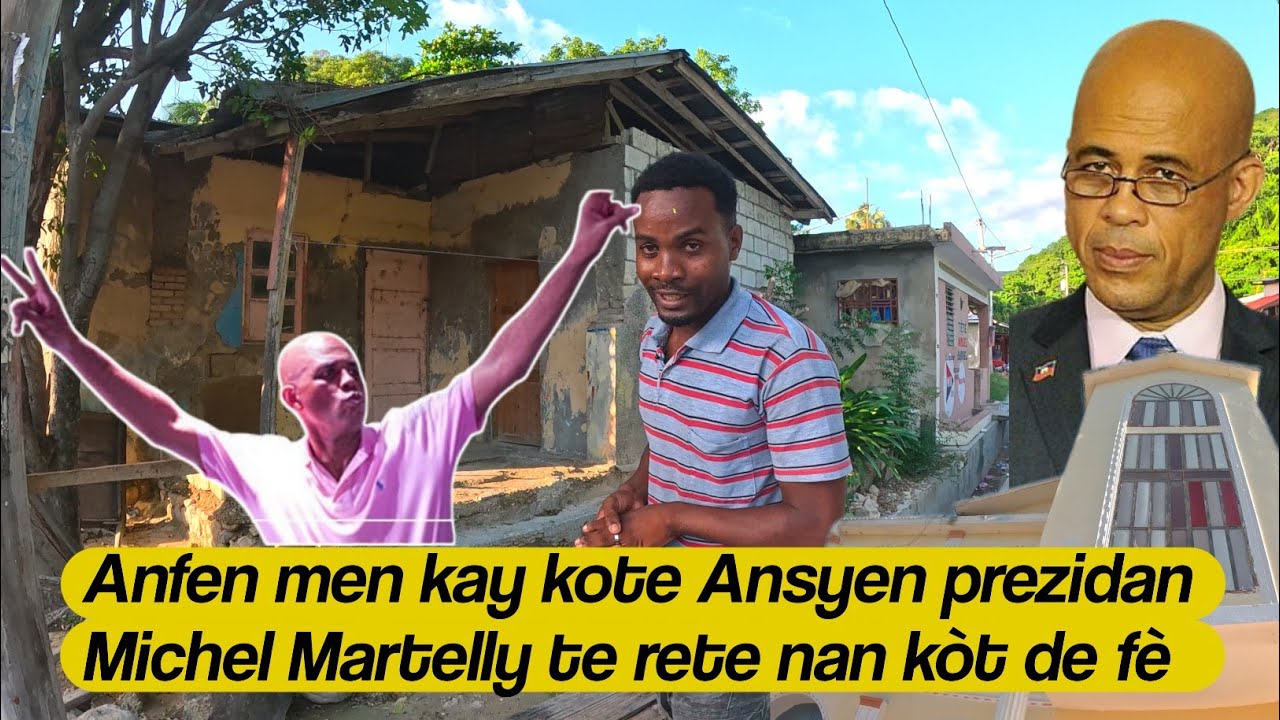 Bitasyon prezidan Michel Joseph Martelly nan kòt de fè.