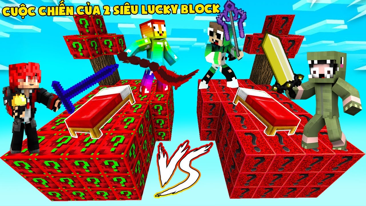 MINI GAME : KAREN VS DIOROS LUCKY BLOCK BEDWARS ** CUỘC CHIẾN CỦA 2 SIÊU LUCKY BLOCK VIP NHẤT ??