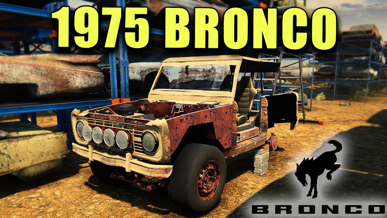 Восстановление Ford Bronco 1975 года до оригинального состояния | Car Mechanic Simulator 2021