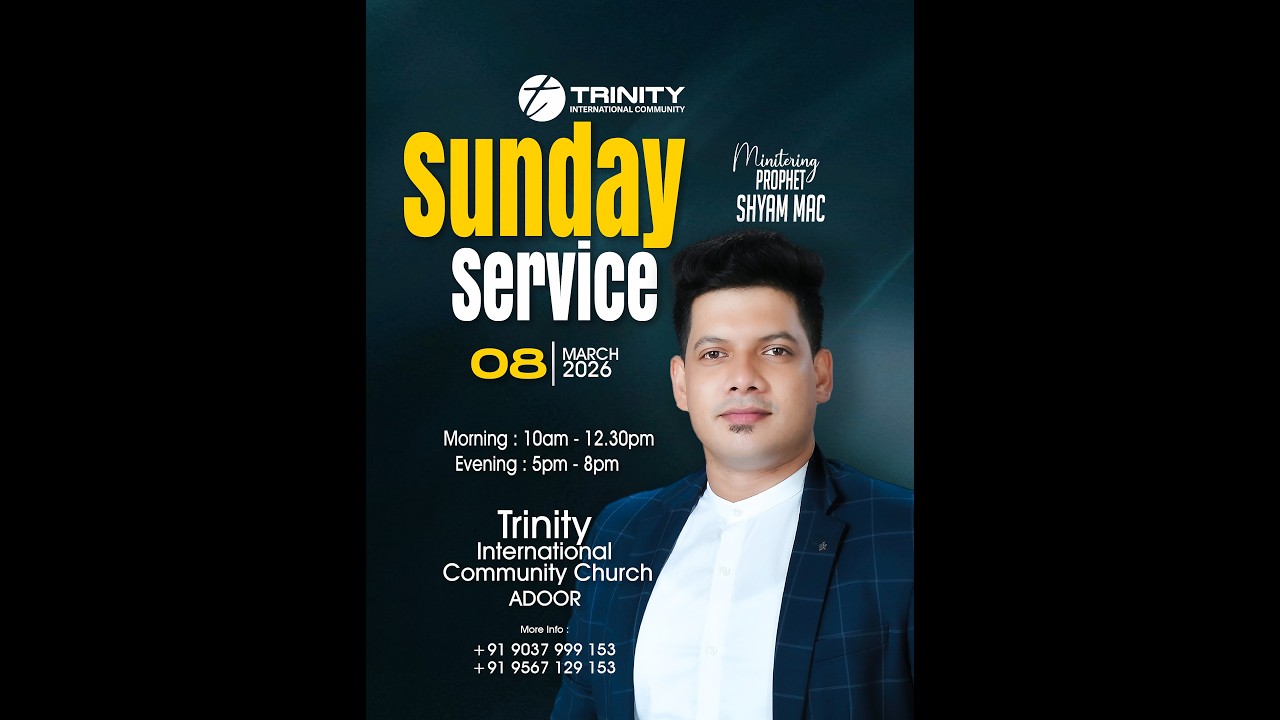🔴LIVE | SUNDAY SERVICE | PR. SHYAM MAC | BR. ALLEN THOMAS.