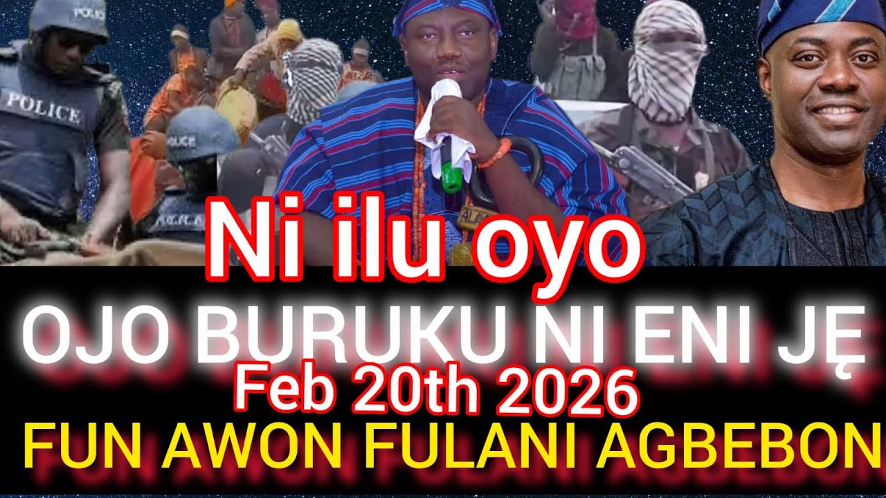 WON FE MA WOLE PA YORUBA, OWO OLOPA OYO TE AWON FULANI PELU MOTOR IBON