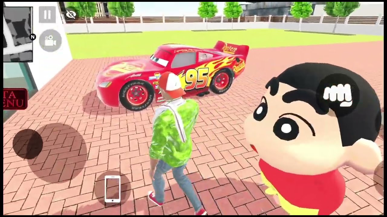 Shinchan ki Car Chori Kar Liya 🙀 Nobita Chor Ne 🥵 Indian theft auto 🎯 gameplay 