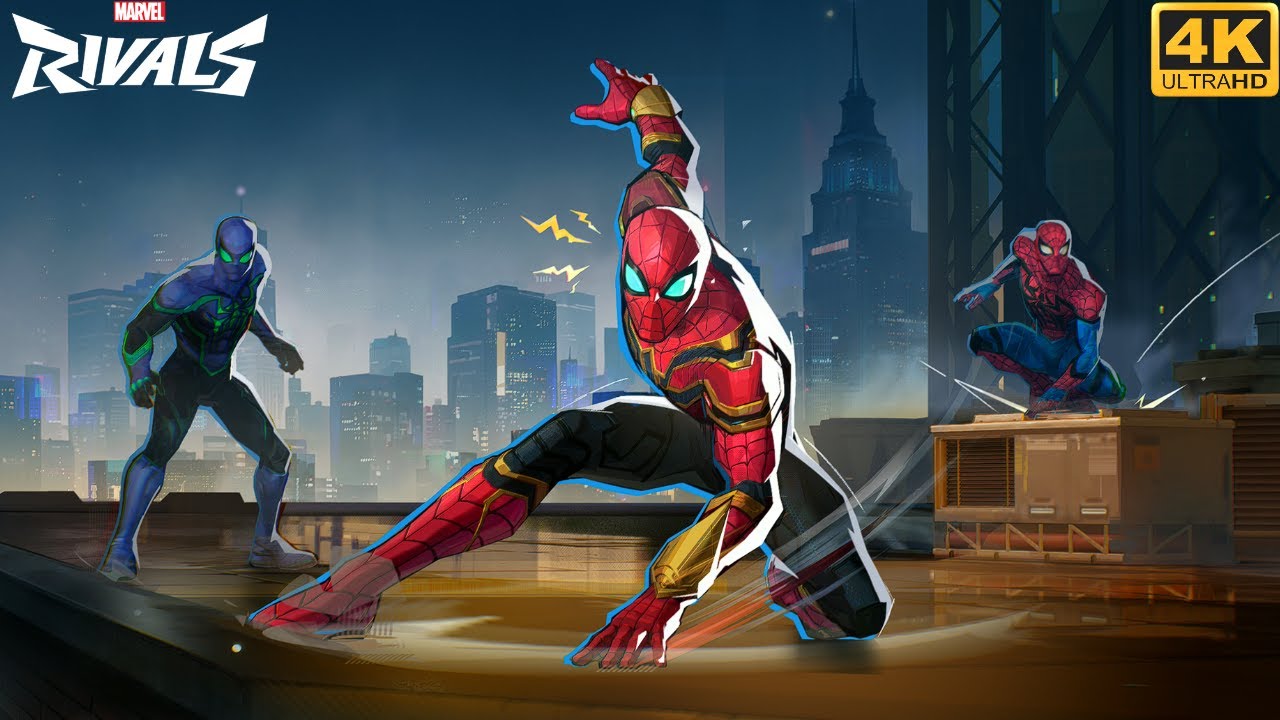 Геймплей MCU Iron Spider Skin — Marvel Rivals (4K 60 кадров в секунду)