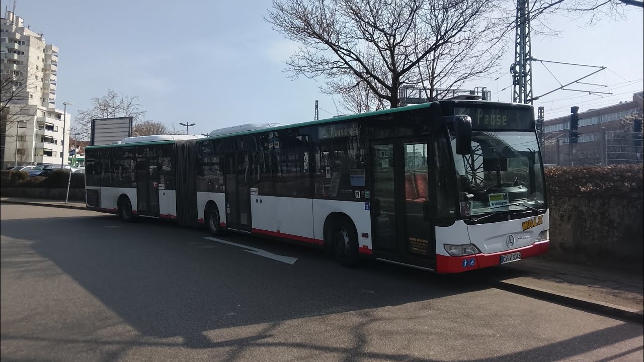 Mitfahrt: WALZ Mercedes Benz Citaro O53O Facelift G Wagennummer 3046 SEV Nach Bad Cannstatt 2026