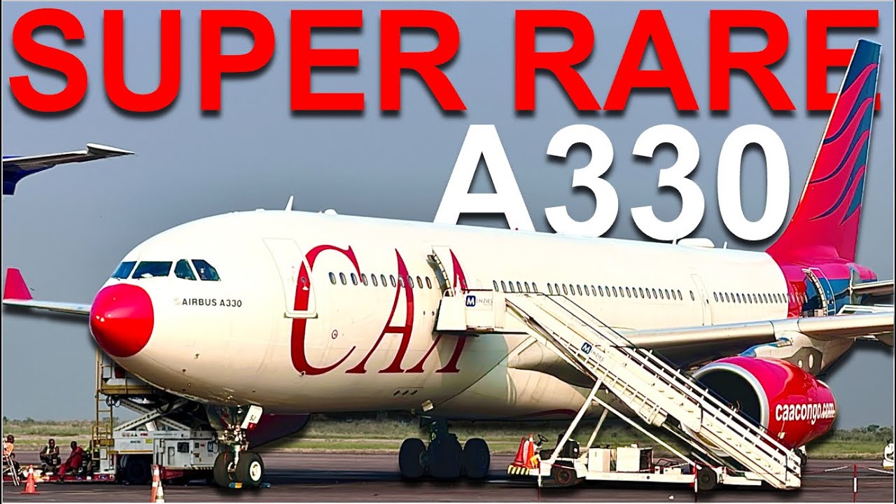 WORLD'S RAREST A330? FlyCAA FIRST Class from Kinshasa to Lubumbashi