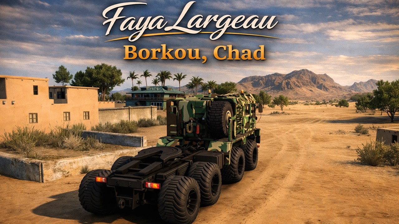 Faya Largeau Borkou, Chad | Beyond | ETS2 v1.57.2.4s | Euro Truck Simulator 2 (No Commentary)