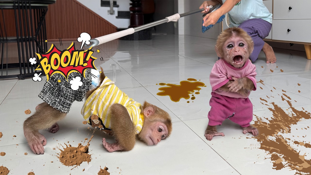 What happened that Lucky and Sunny got punished by their mom?