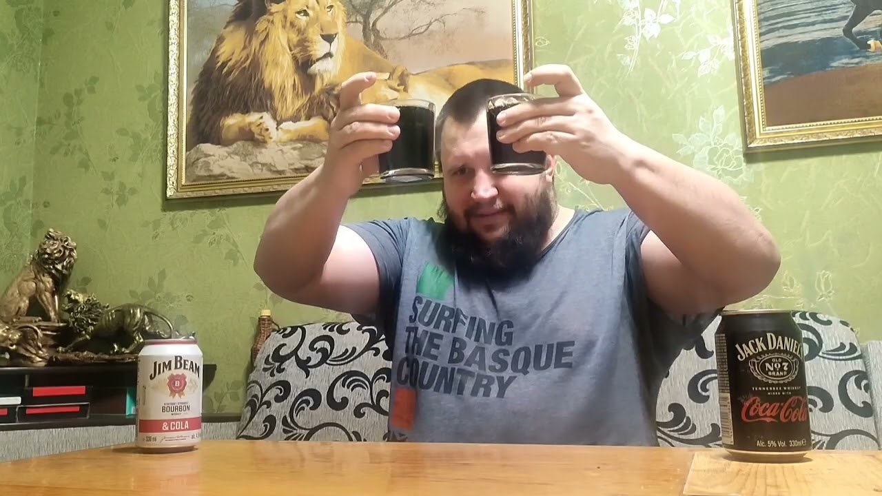 Коктейли JACK DANIEL'S №7 VS JIM BEAM 