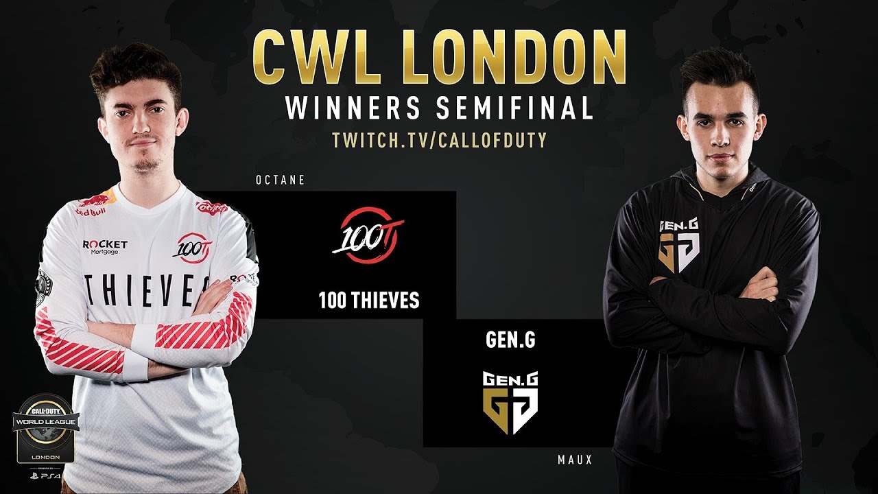 100 Thieves vs Gen.G | CWL London 2019 | Day 2