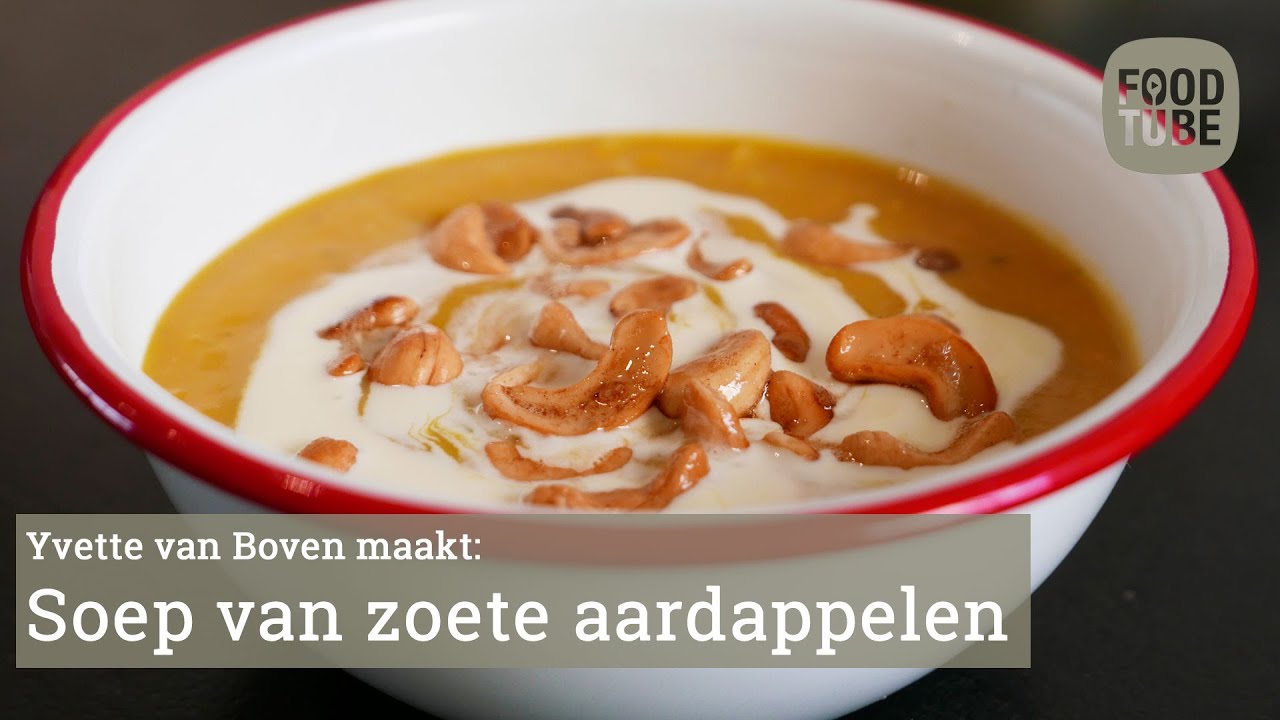 Zoete Aardappelsoep van Yvette van Boven