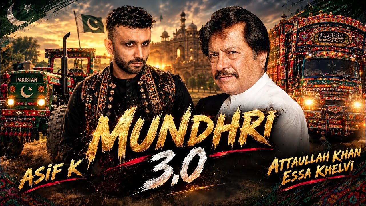 Mundhri 3 Asif K ft Attaullah Khan Esakhelvi *Official Video*  Mundhri 3 New Song 2024 [4K]