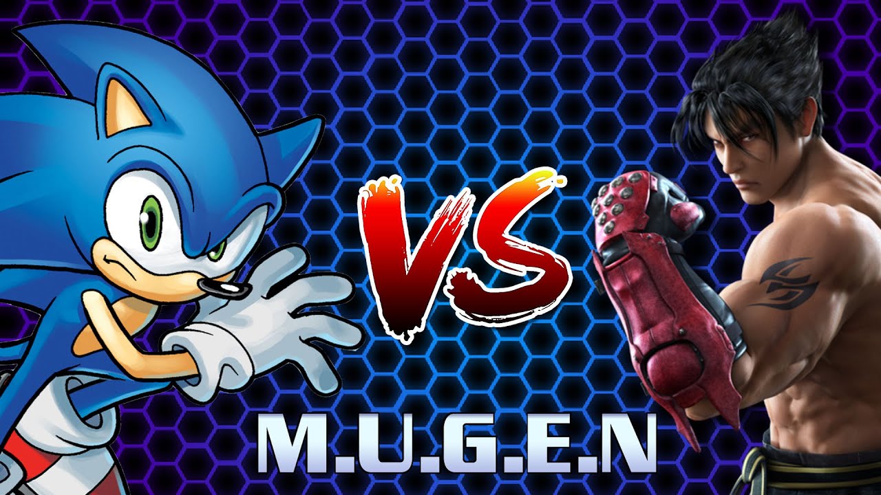 M.U.G.E.N Fight - Sonic Vs Jin