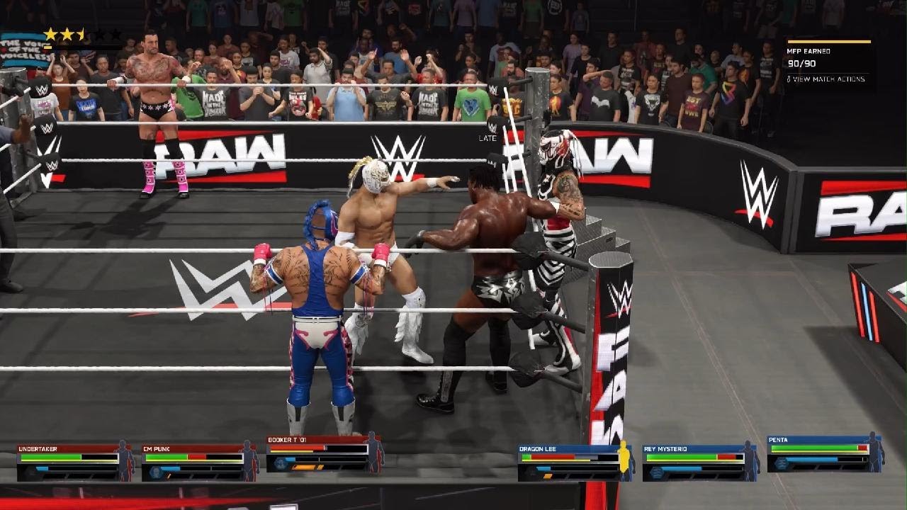WWE 2K25  PENTA,REY MYSTERIO AND DRAGON LEE'S OPEN CHALLENGE