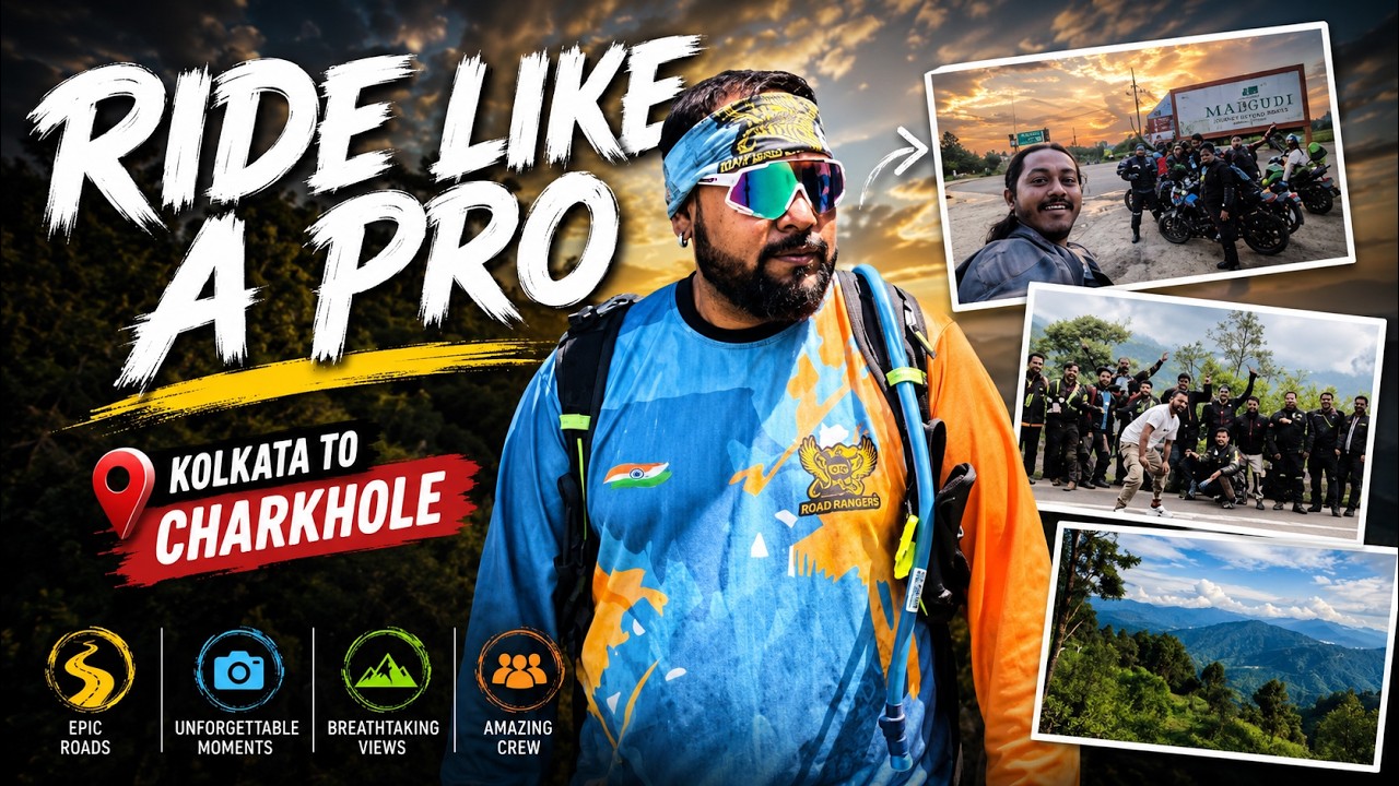 Kolkata to Charkhole Ride | Highways to Mountains, Offroad & Iconic Loop Bridge | Day 1