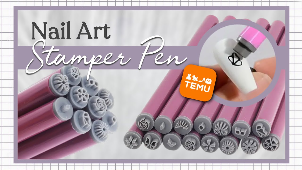 PROBANDO SELLOS DE UÑAS de TEMU 💅✨ ¿Funcionan para NAIL ART? | Manicura y Decoración de Uñas