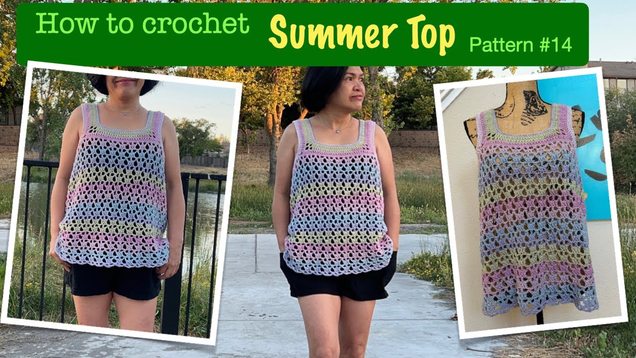 How to crochet Top pattern #14