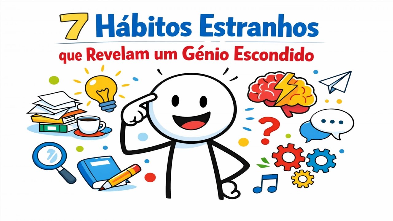 7 Hábitos Estranhos que Revelam um Gênio Escondido