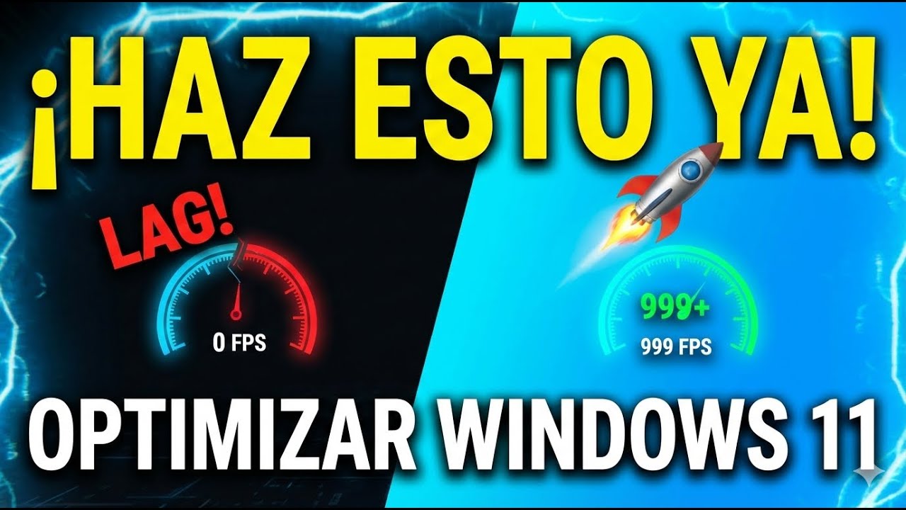 ¡DEJA DE PERDER FPS! 🚀 Optimización EXTREMA de Windows 11 (2026)