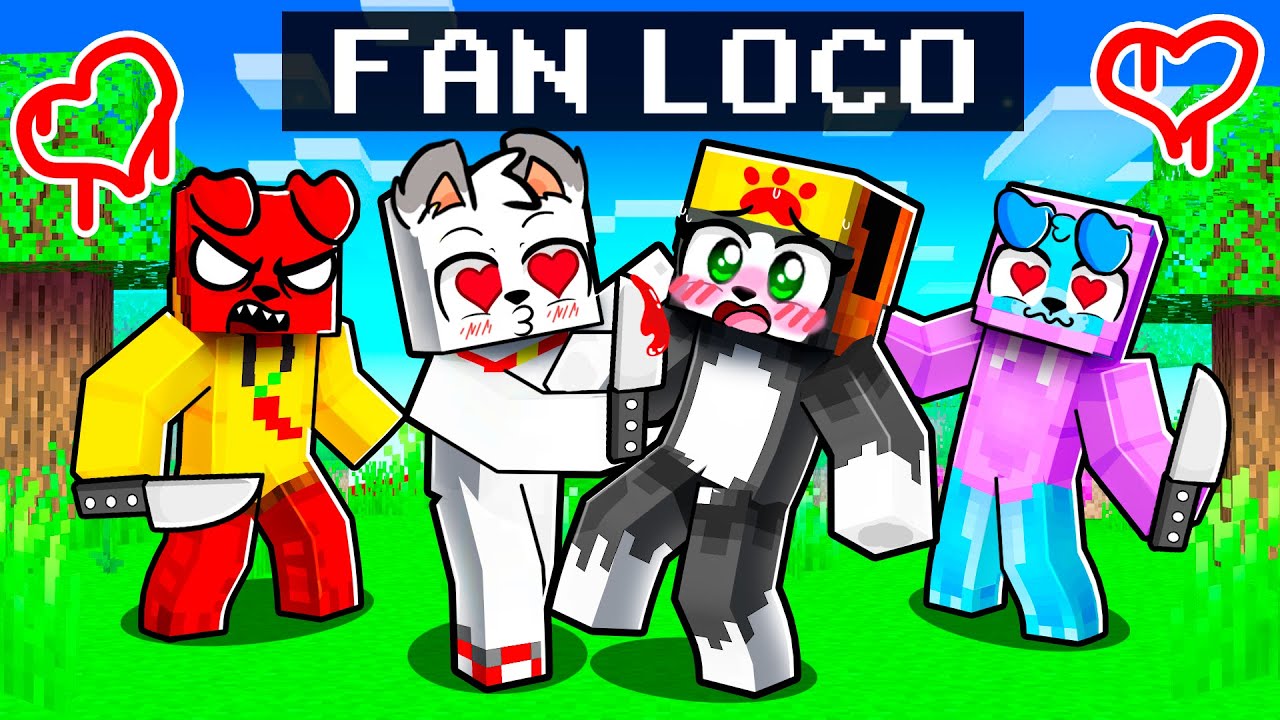 Sobreviví 24 HORAS Con MIS FANS LOCOS en Minecraft! 😱