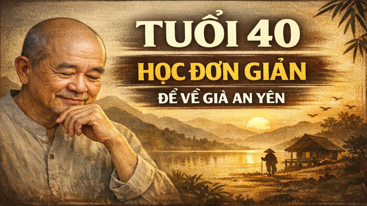 Tuổi 40: Nếu Không Học Sống Đơn Giản, Về Già Rất Dễ Mệt| Ngẫm đời
