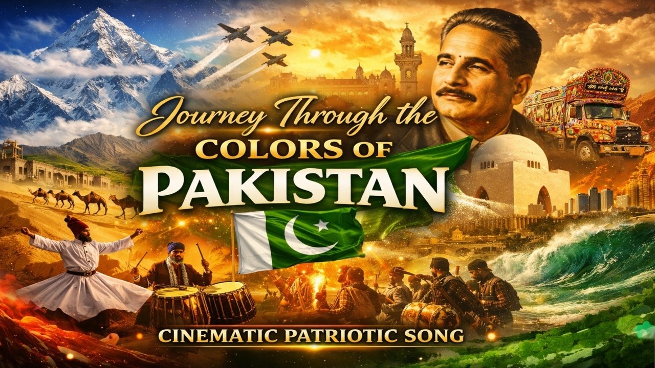 Colors of Pakistan | Official 4K Nasheed Video (Original AI Score)
