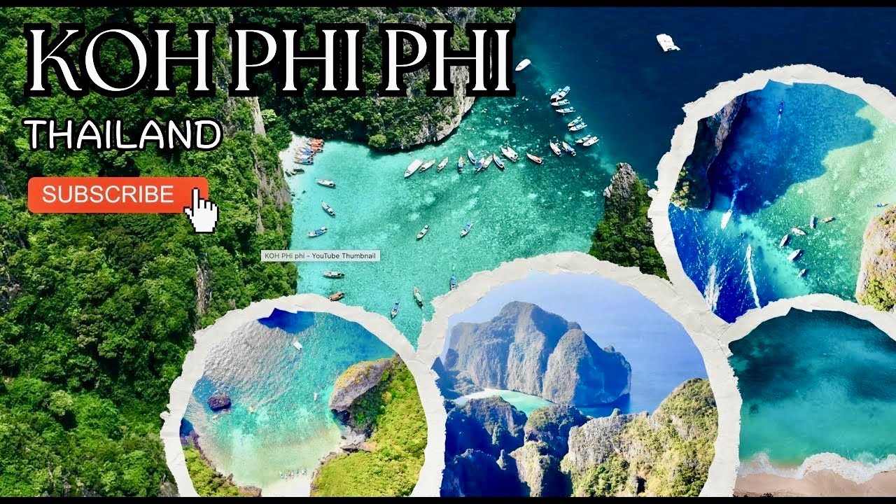 Flying Over Koh Phi Phi Island in Thailand 4K HDR | Phi Phi Drone | Phi Phi From Above