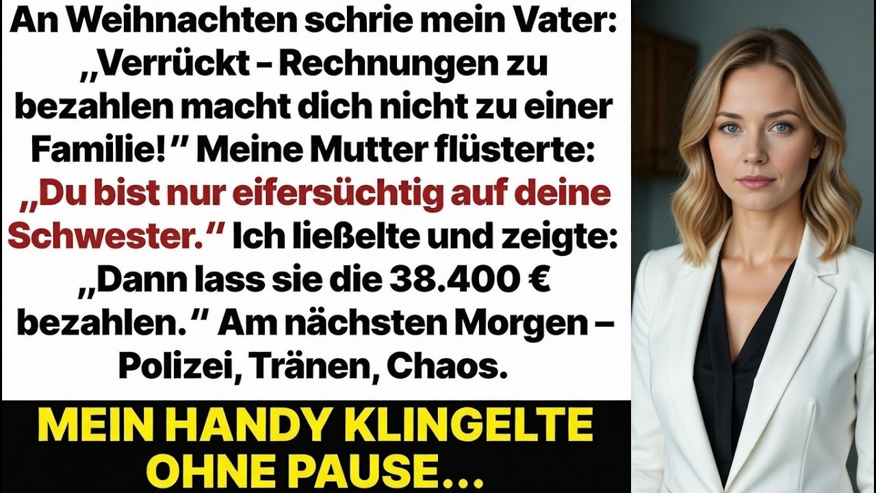 Weihnachtsessen Katastrophe  Meine Eltern verstoßen mich, also verstoße ich sie zurück!