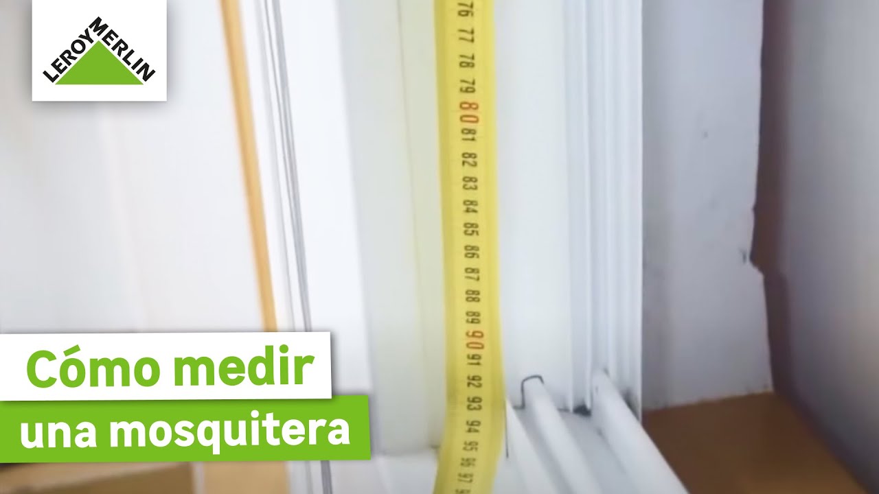 Cómo medir una mosquitera en una ventana corredera ¡Guía paso a paso! | LEROY MERLIN