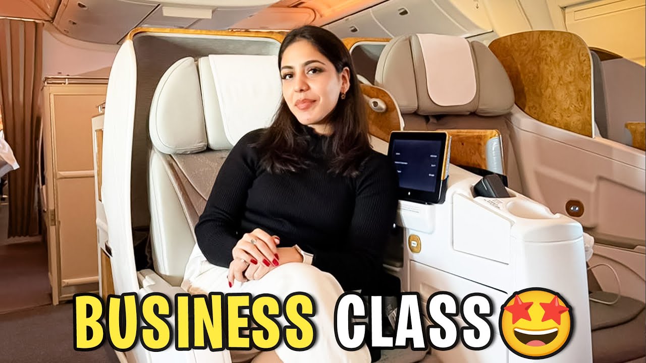 Flying First Time In Business Class🤩❤️| Landed in 🇵🇰| Nabila Nisar