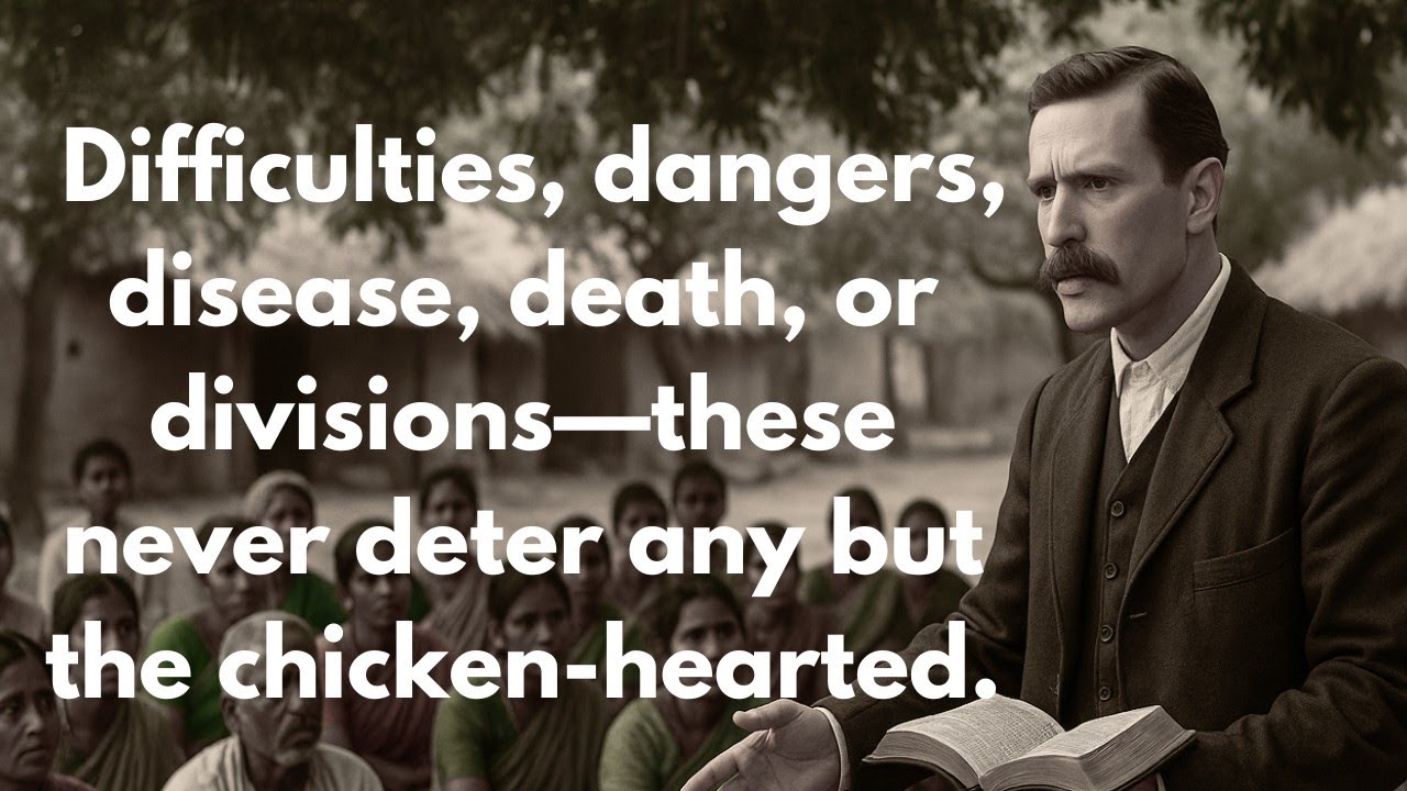 C. T. Studd: Don’t care where you go or how you live, or what you suffer so that you may save souls.