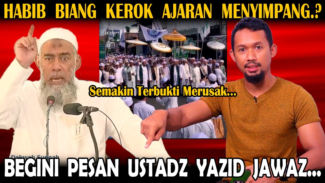 Ustadz Yazid Jawaz Sudah Jauh2 Hari Mengingatkan Bahaya nya Doktrin Para Habaib.?!