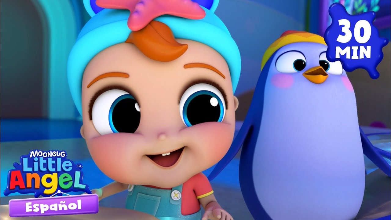 Bebé Juan visita a los pingüinos 🐧| Canciones Infantiles con Bebé Juan🎵| Little Angel Español