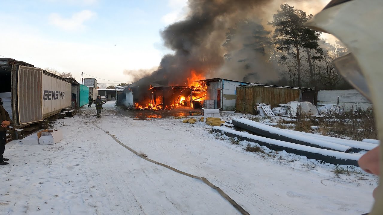 Пожар№23:сгорело мини производство копчёной рыбы
