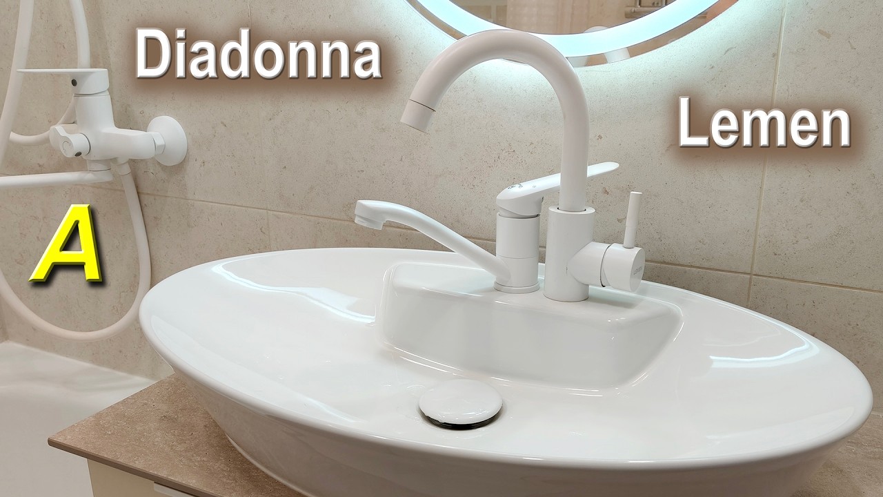 Lemen и Diadonna - поменял Китай на Россию. Монтаж и обзор смесителей на раковину.